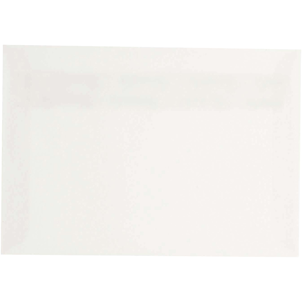 Konvolutt Creativ Company Str 11,4x162 cm Råhvit 50 Stk/1 Pk