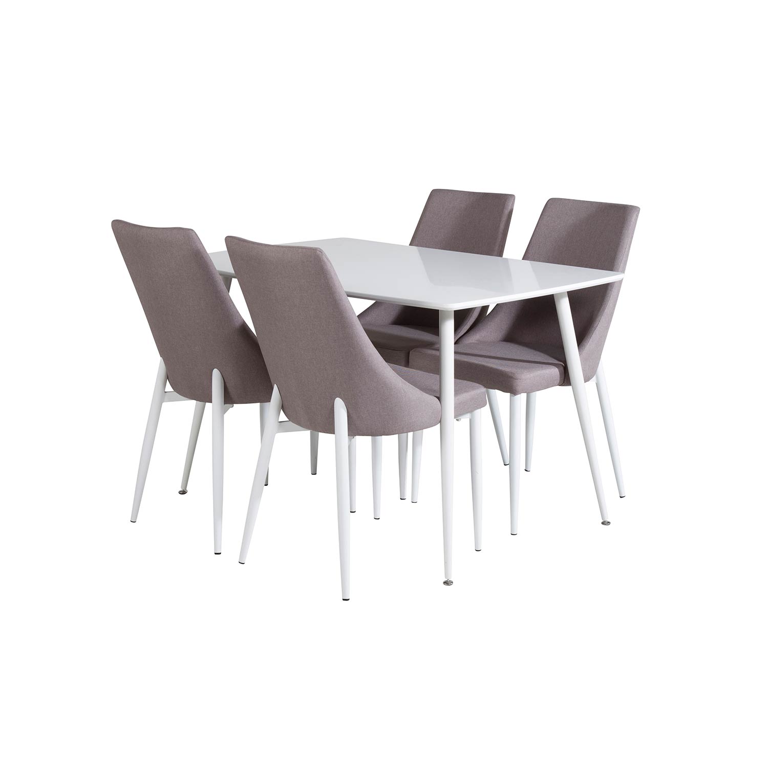 Spisegruppe Venture Home Pobbie med 4 Laura Stoler Polyester