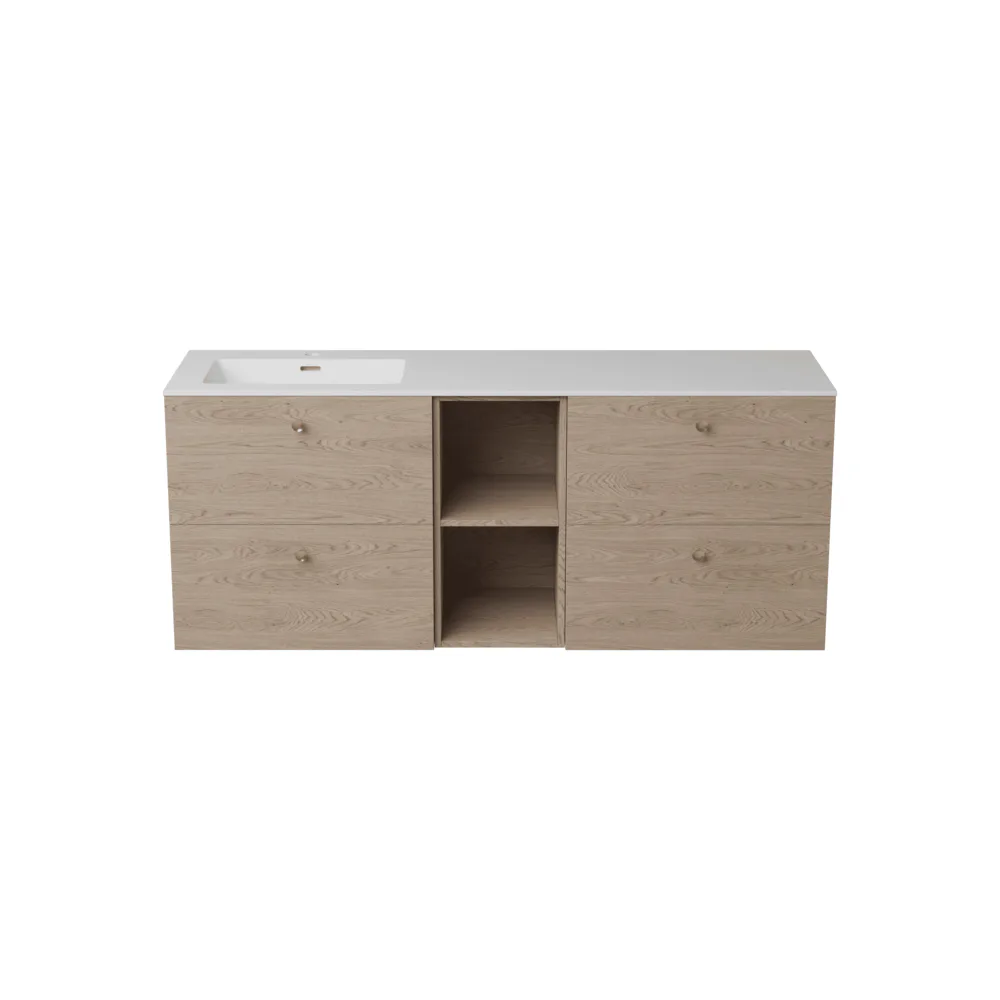 Servantskap FOSSBAD Variant46 B150 for Heldekkende Servant med Venstrekulp