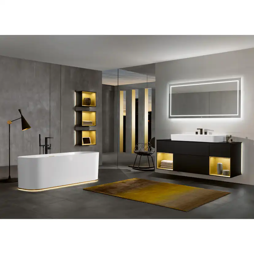 Badrumsspegel Villeroy & Boch Finion med Belysning