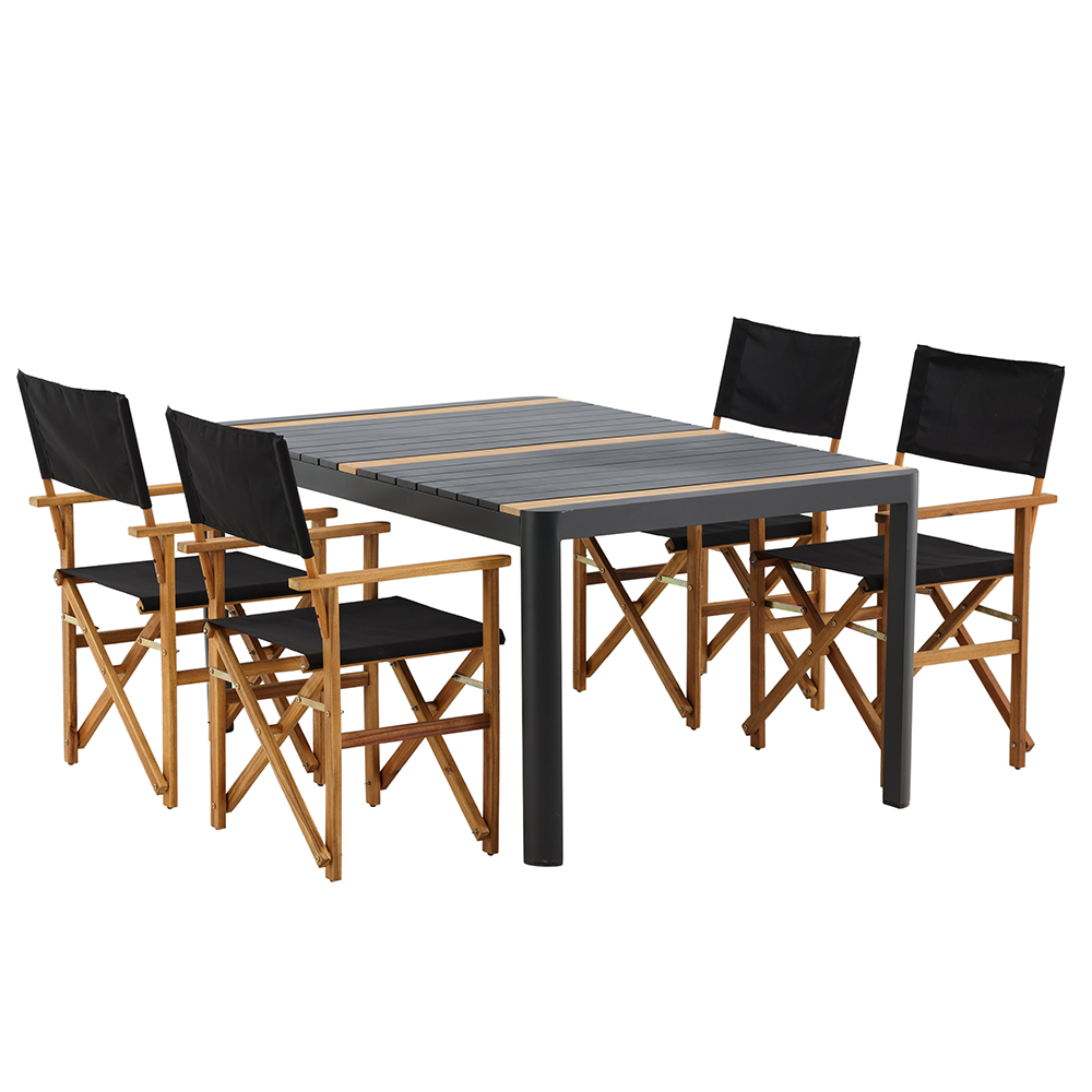 Spisegruppe Venture Home Togo 150x100 cm med 4 Marion Stoler