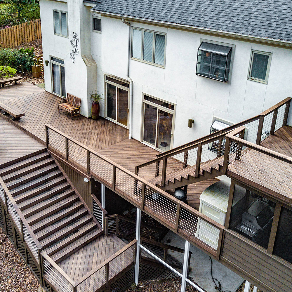 Bambutrall Dasso XTR Golvtrall med Rillad Yta