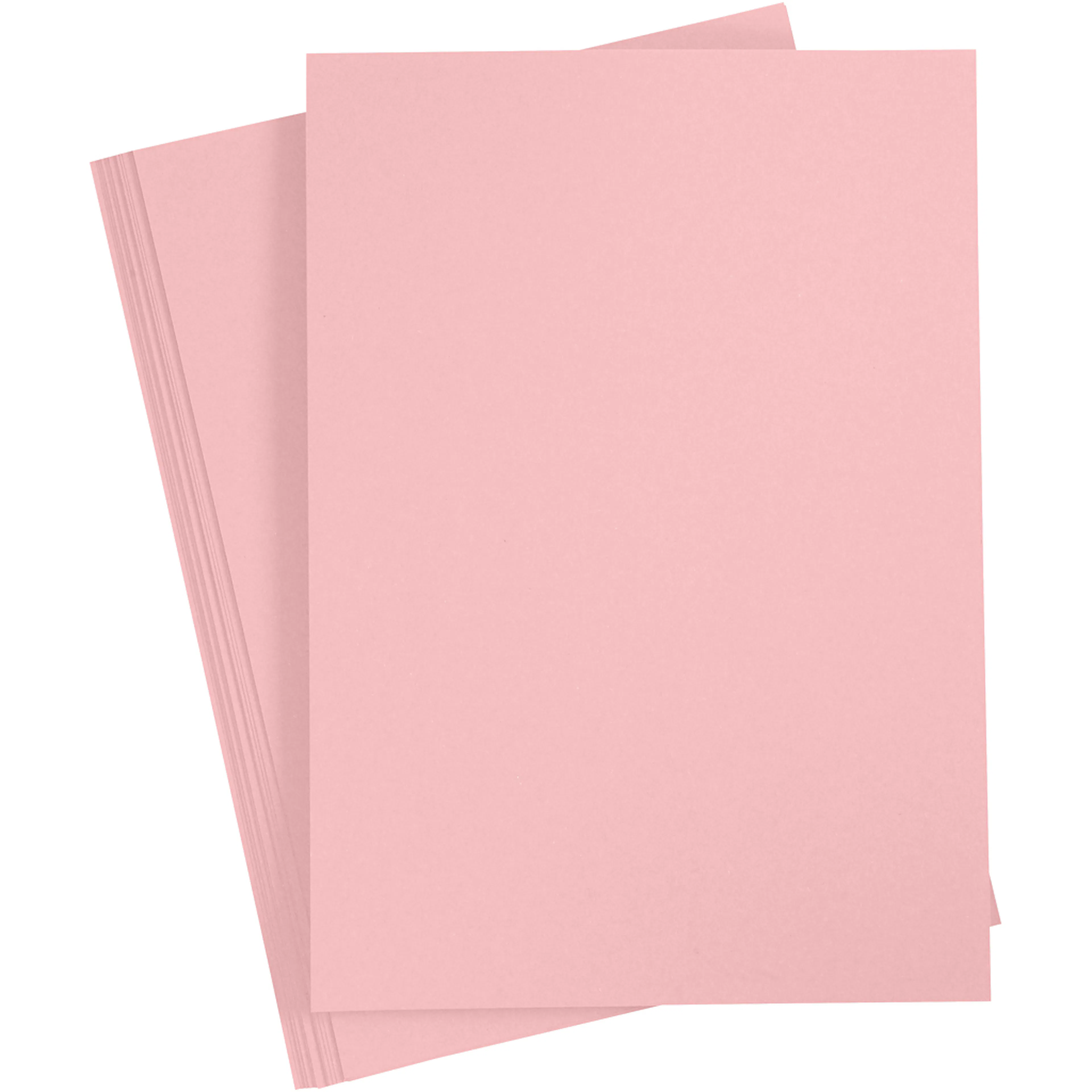 Papper, ljusröd, A4, 210x297 mm, 80 g, 20 st./ 1 förp. Lyserød