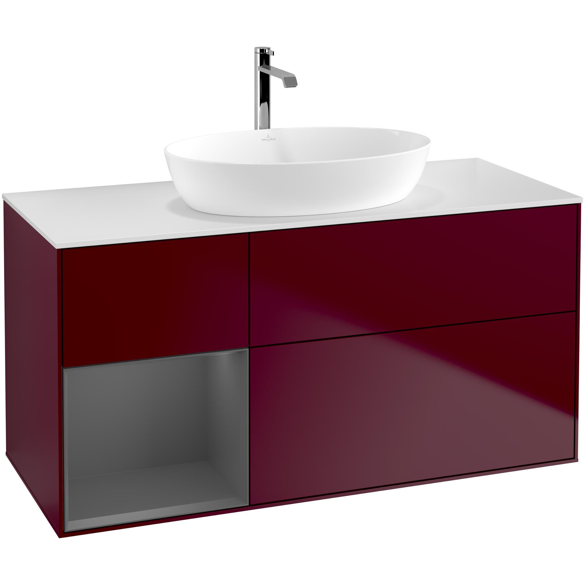 Tvättställsskåp Villeroy & Boch Finion med 3 Lådor Hylla och Bänkskiva för Fristående Tvättställ från Artis & Collaro