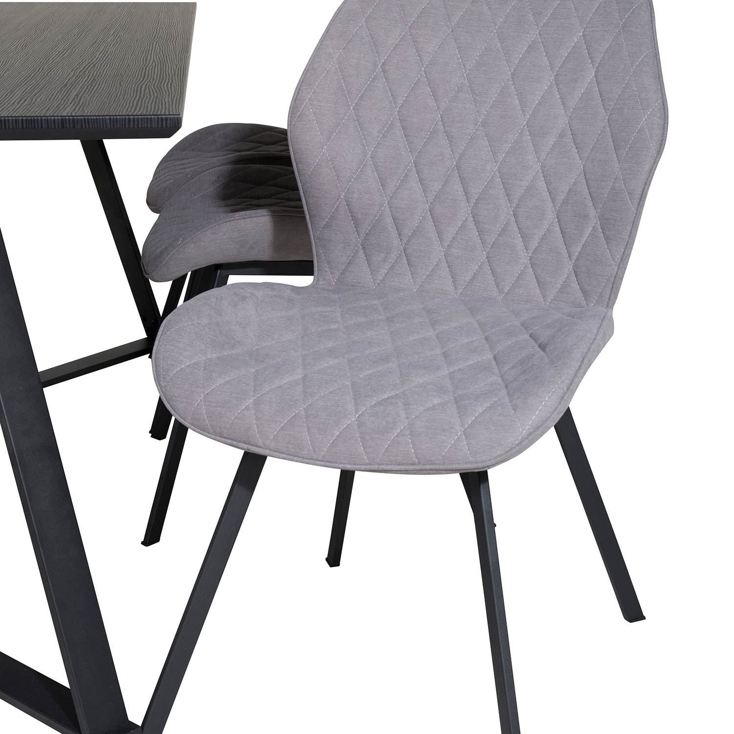 Spisegruppe Venture Home Madde med 6 Geneva Stoler
