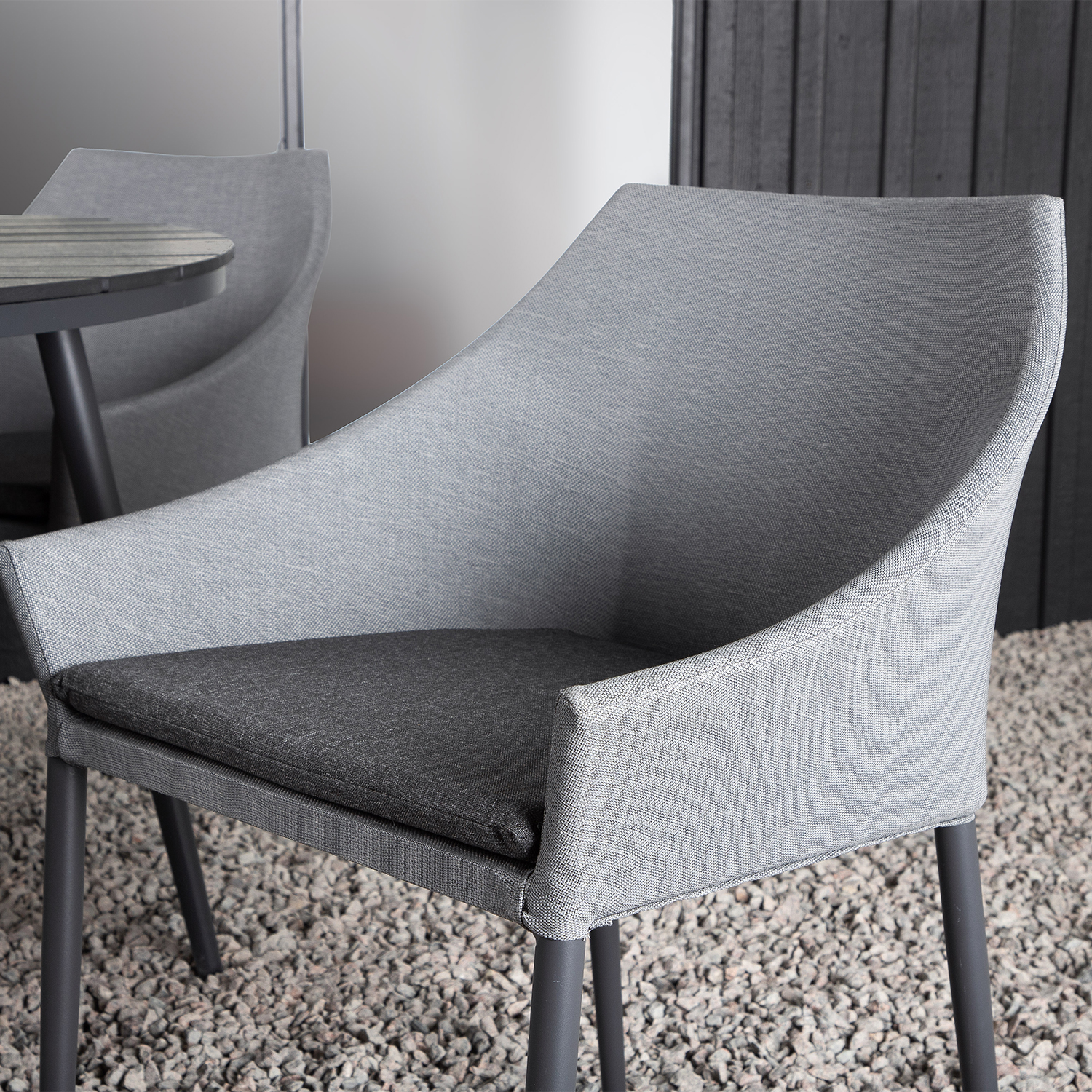 Spisegruppe Venture Home Break Ø120 med 4 Spoga Spisestoler