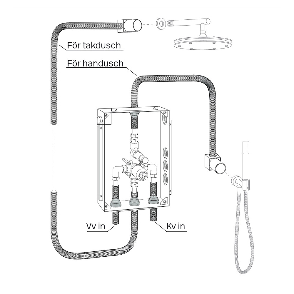Tilkoblingsrør Tapwell Box