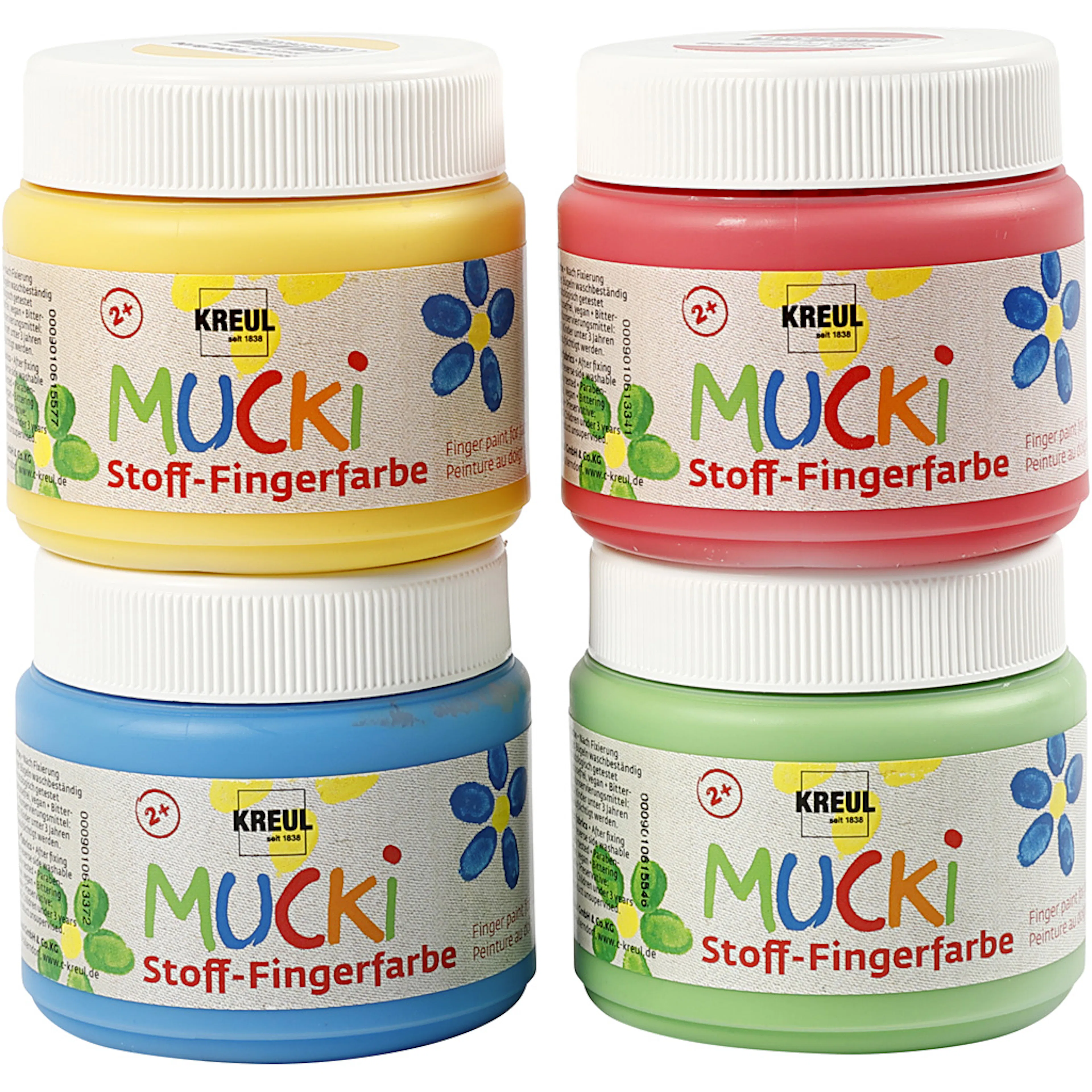 Fingermaling Creativ Company 4x150 ml/1 Pk