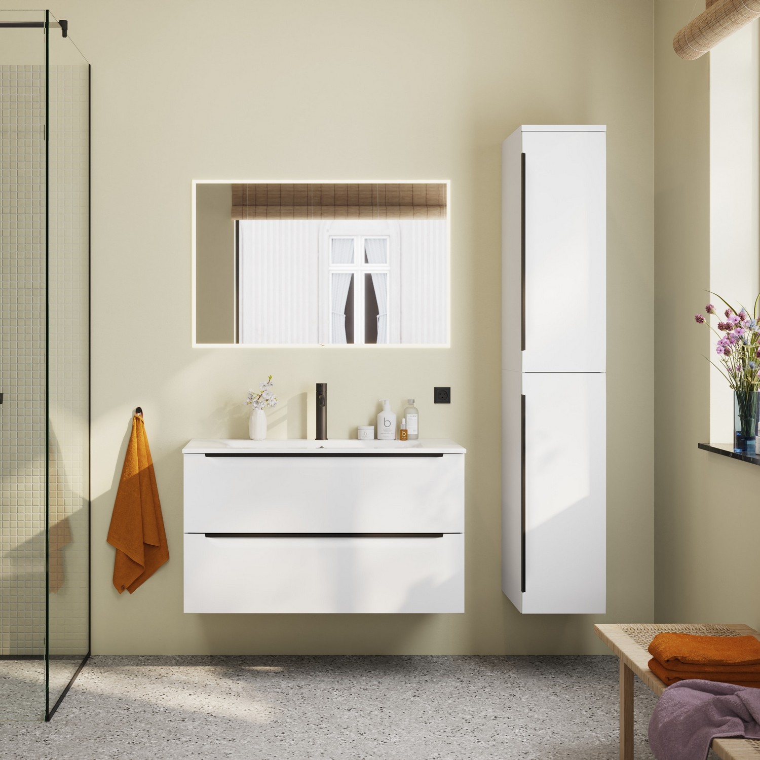 Servantskap Linn Bad Mari 100 cm