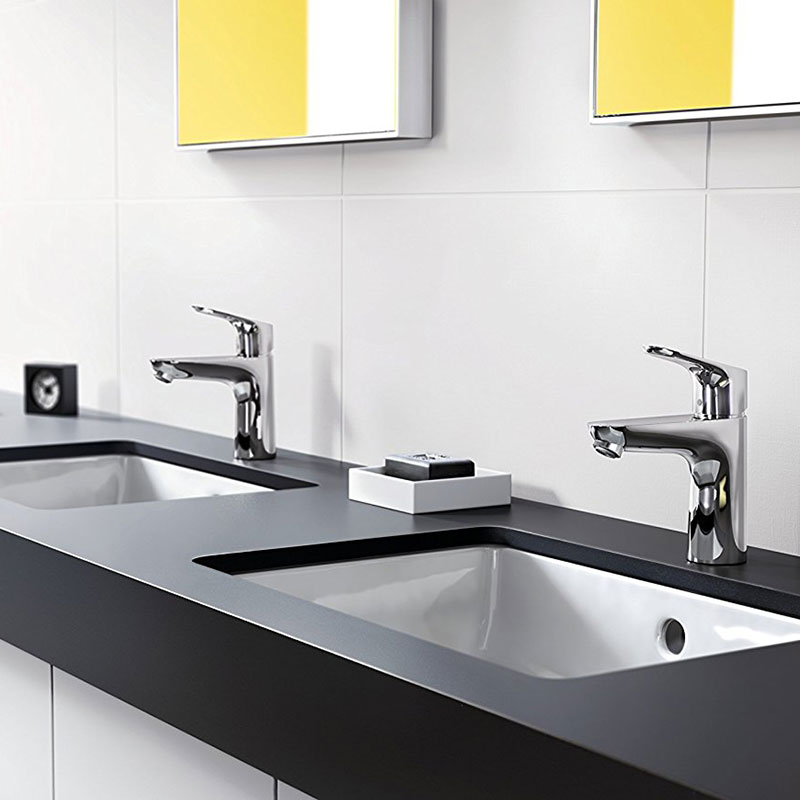 Tvättställsblandare Hansgrohe Focus 100 utan Lyftventil