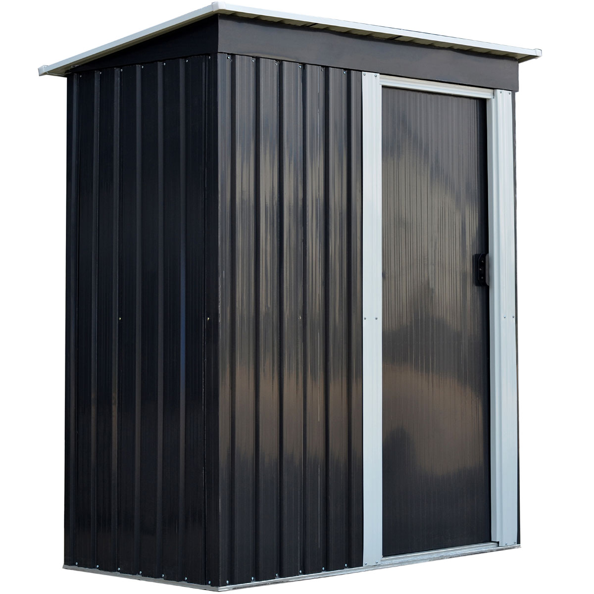 Lagerbod Metalcraft 1,3m² Dobbel Skyvedør Ferdig Byggesett