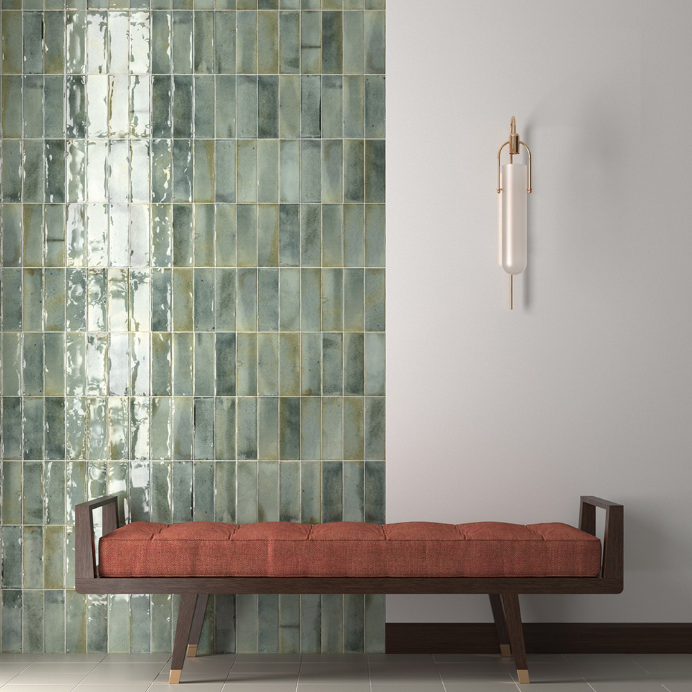 Fliser Lhådös Hanoi Celadon 6,5x20 cm