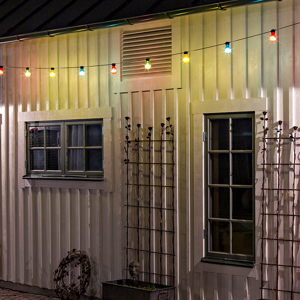 Lyslenke Gnosjö Konstsmide 10 st LED 14,5 m