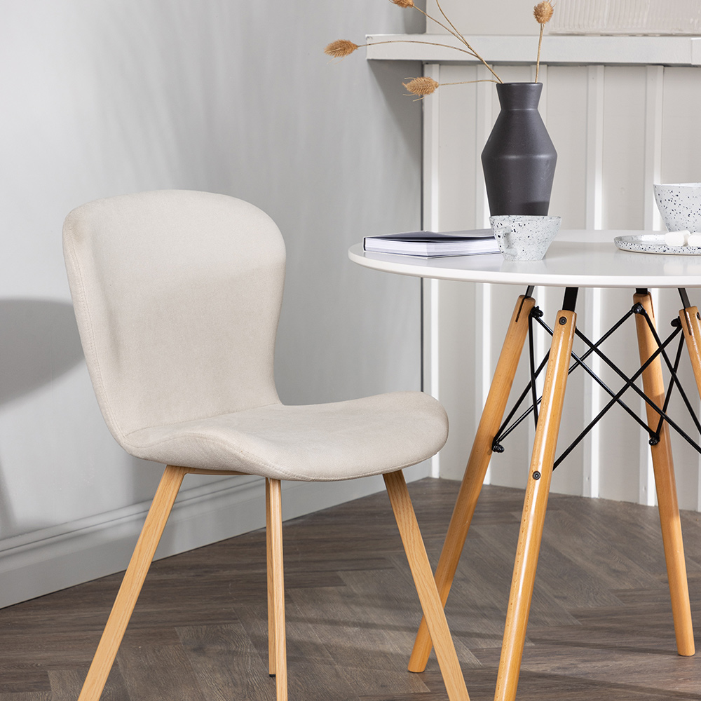 Spisegruppe Venture Home Danburi Ø60 cm med 2 stk Lilja Stoler