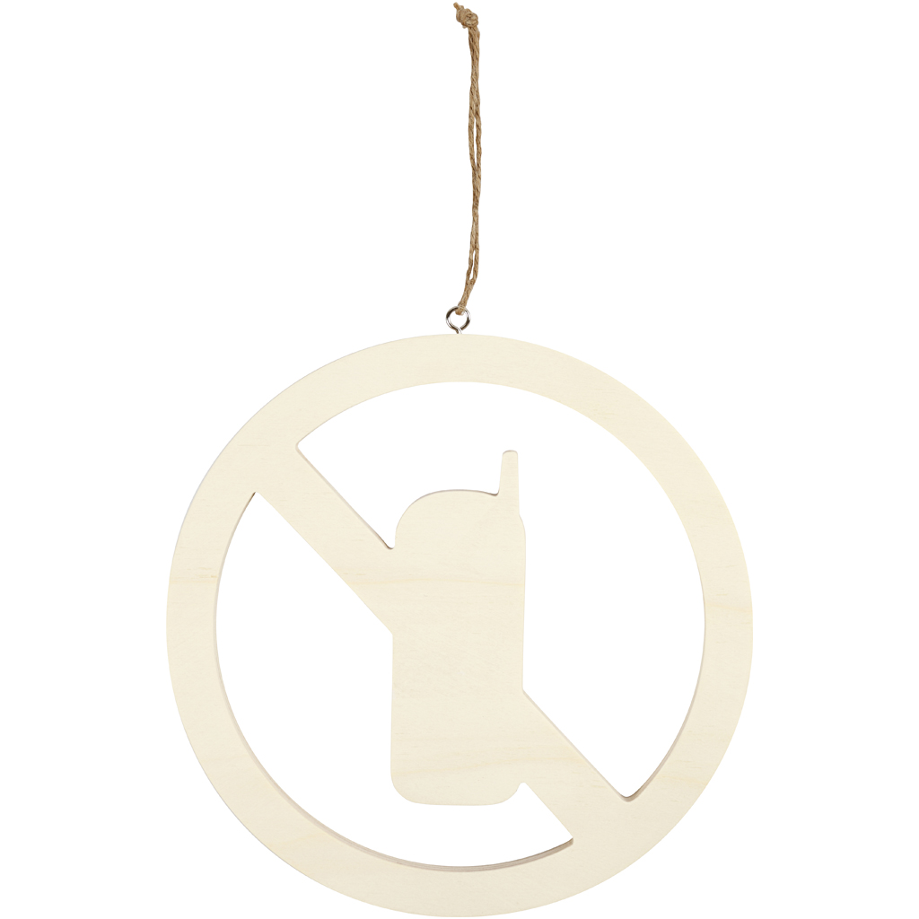 Skilt Creativ Company Mobiltelefon Forbudt