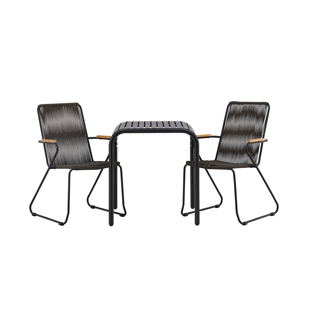 Cafégruppe Venture Home Borneo Bord med 2 Bois Stoler