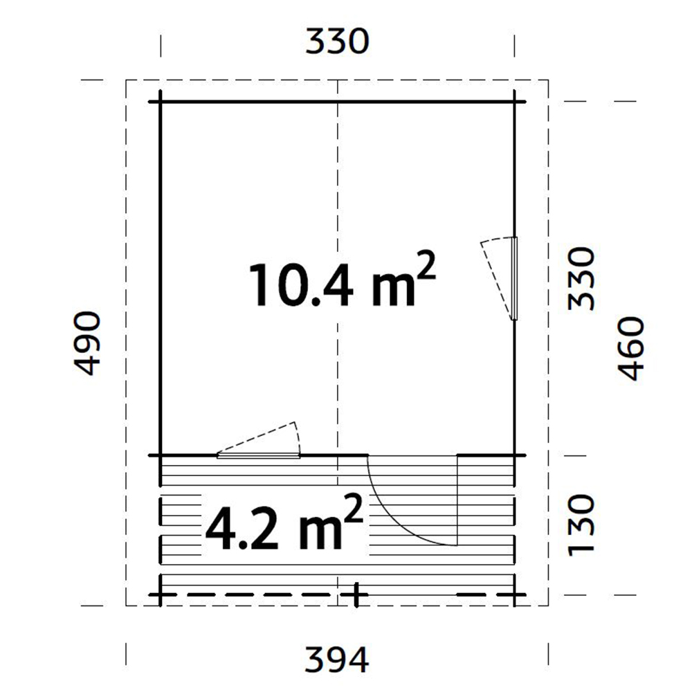 Gjestehytte Palmako Emma  15,2m2