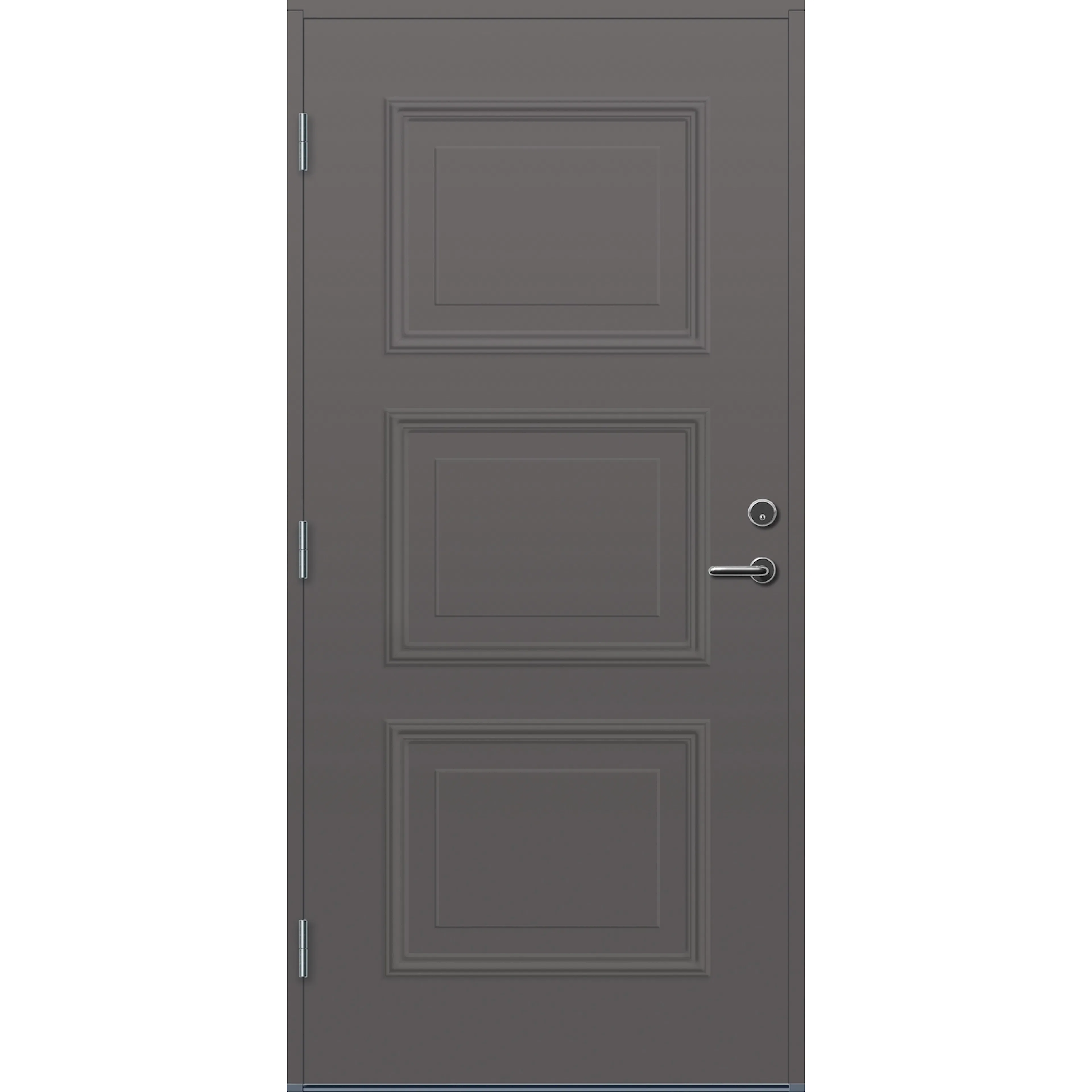 DØR YD MOI 8X21V GRÅ BxH: 80x210 cm, Venstre, NCS S-6500-N, Grå