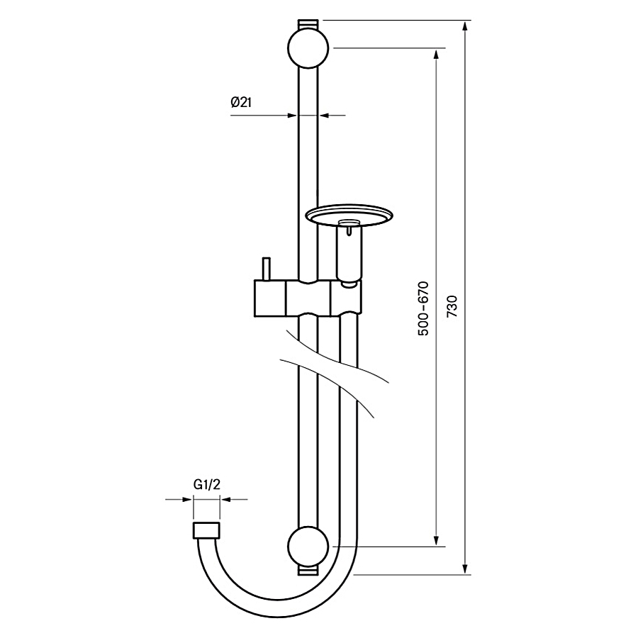 Dusjsett Tapwell Prestige ZSAL 118 Krom