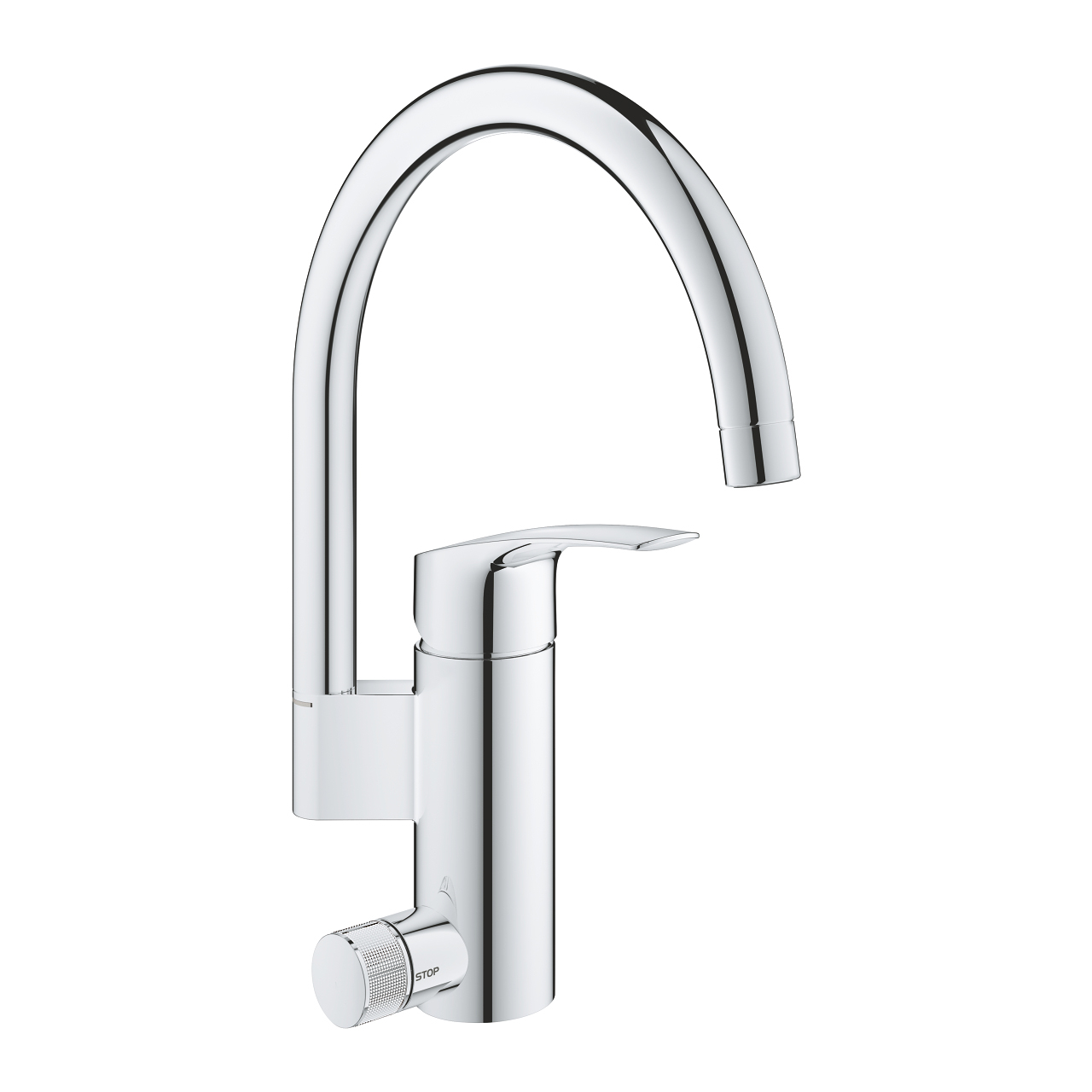 K&ouml;ksblandare Grohe Eurosmart 31786 Engreppsblandare Diskmaskinsavst&auml;ngning & Sv&auml;ngbar Pip