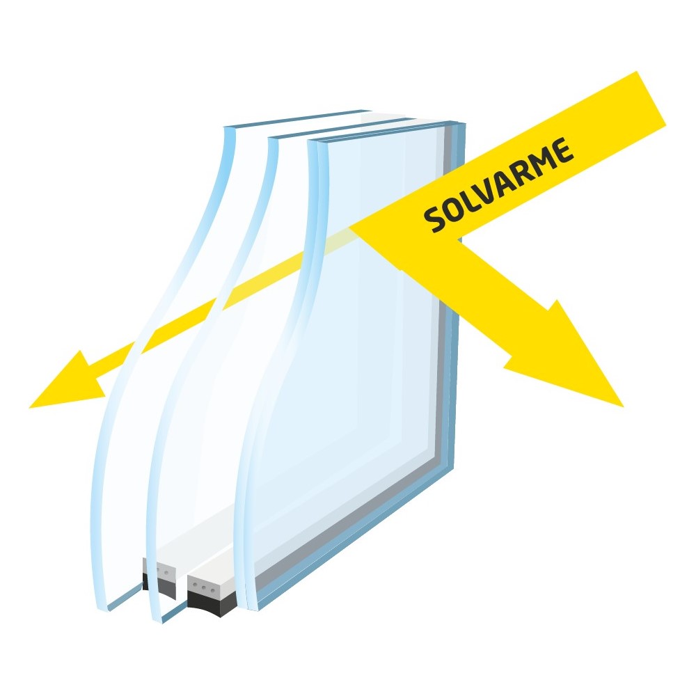 Glasstilvalg NorDan Vindu Soldempende SKN165