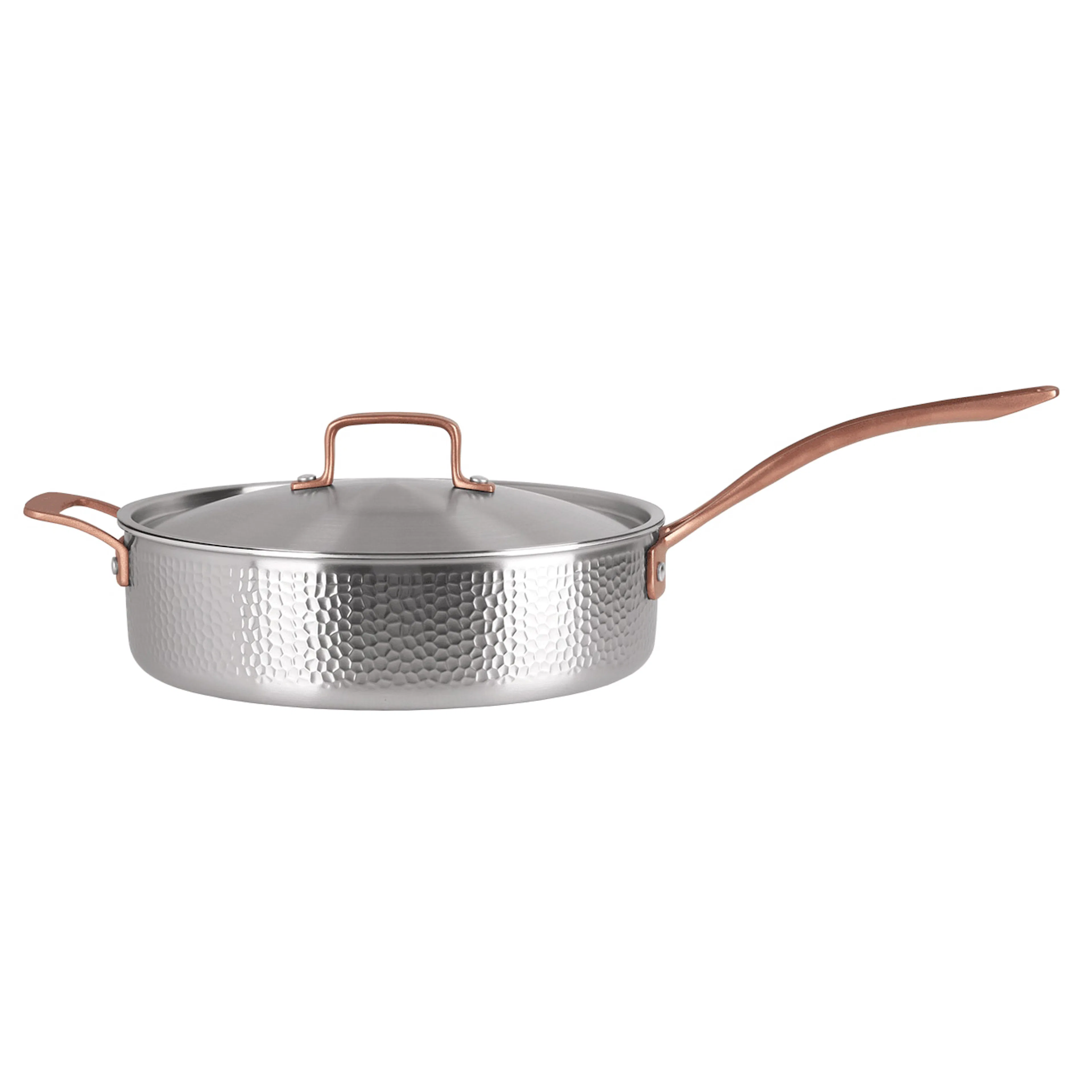 Traktørpanne Pepper med Lokk 28 cm Rustfritt Stål
