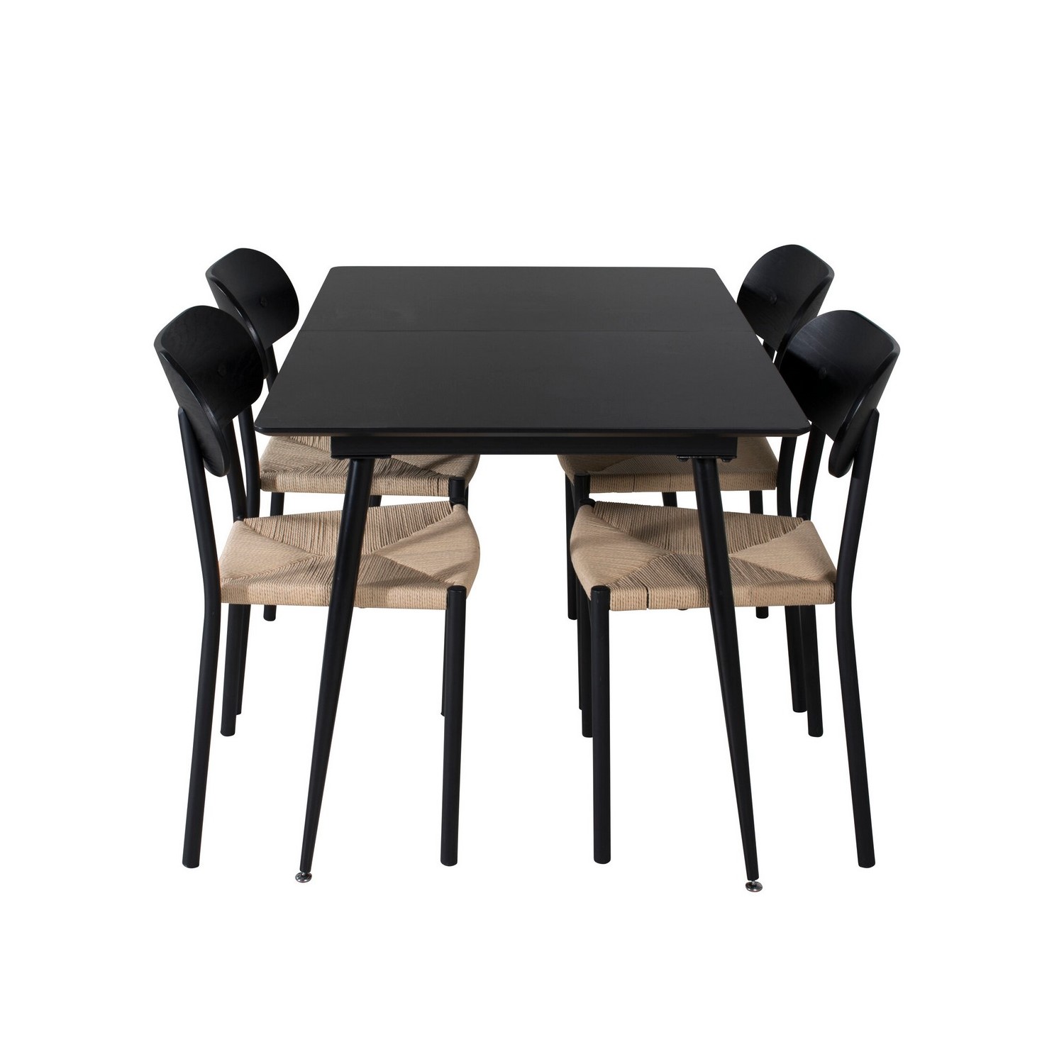 Spisegruppe Venture Home Silar med 4stk Polly Stoler