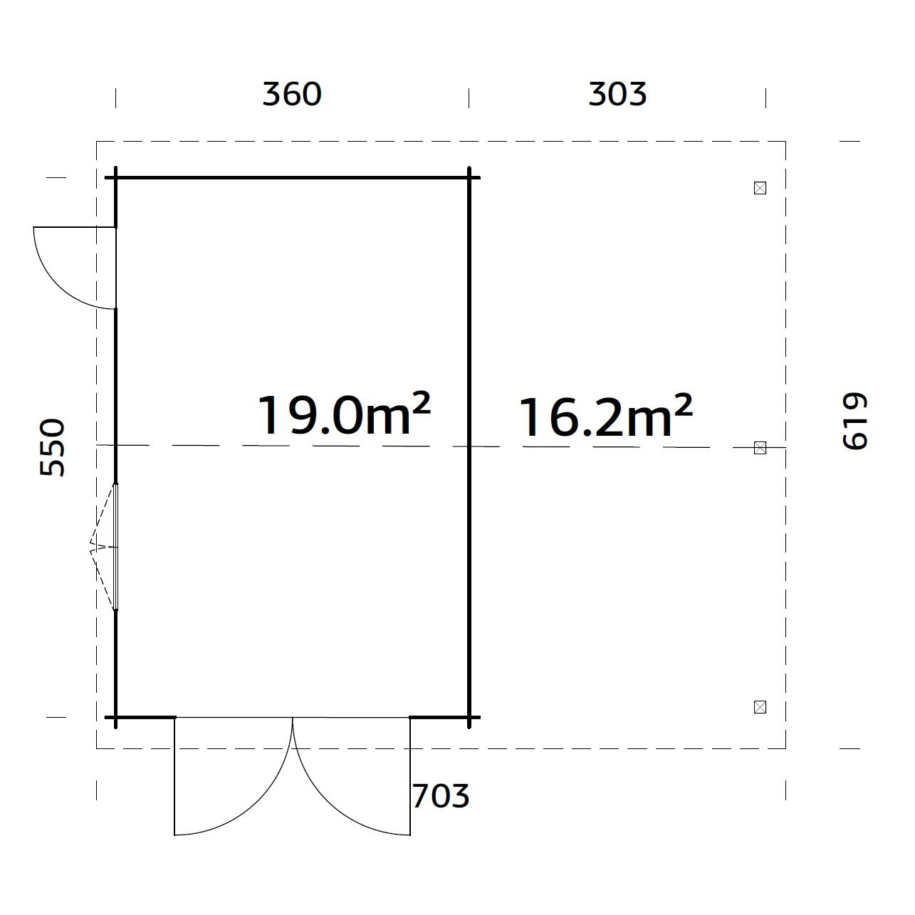 Maxibod Palmako Roger 19,0+16,2 M2