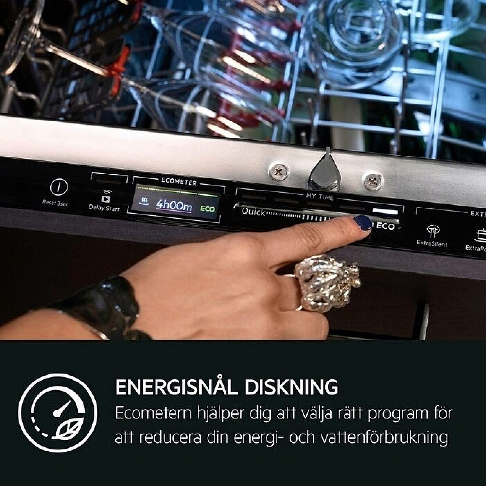 Integrert Oppvaskmaskin AEG FSB64907Z SatelliteClean® Energi og Vannaffektiv
