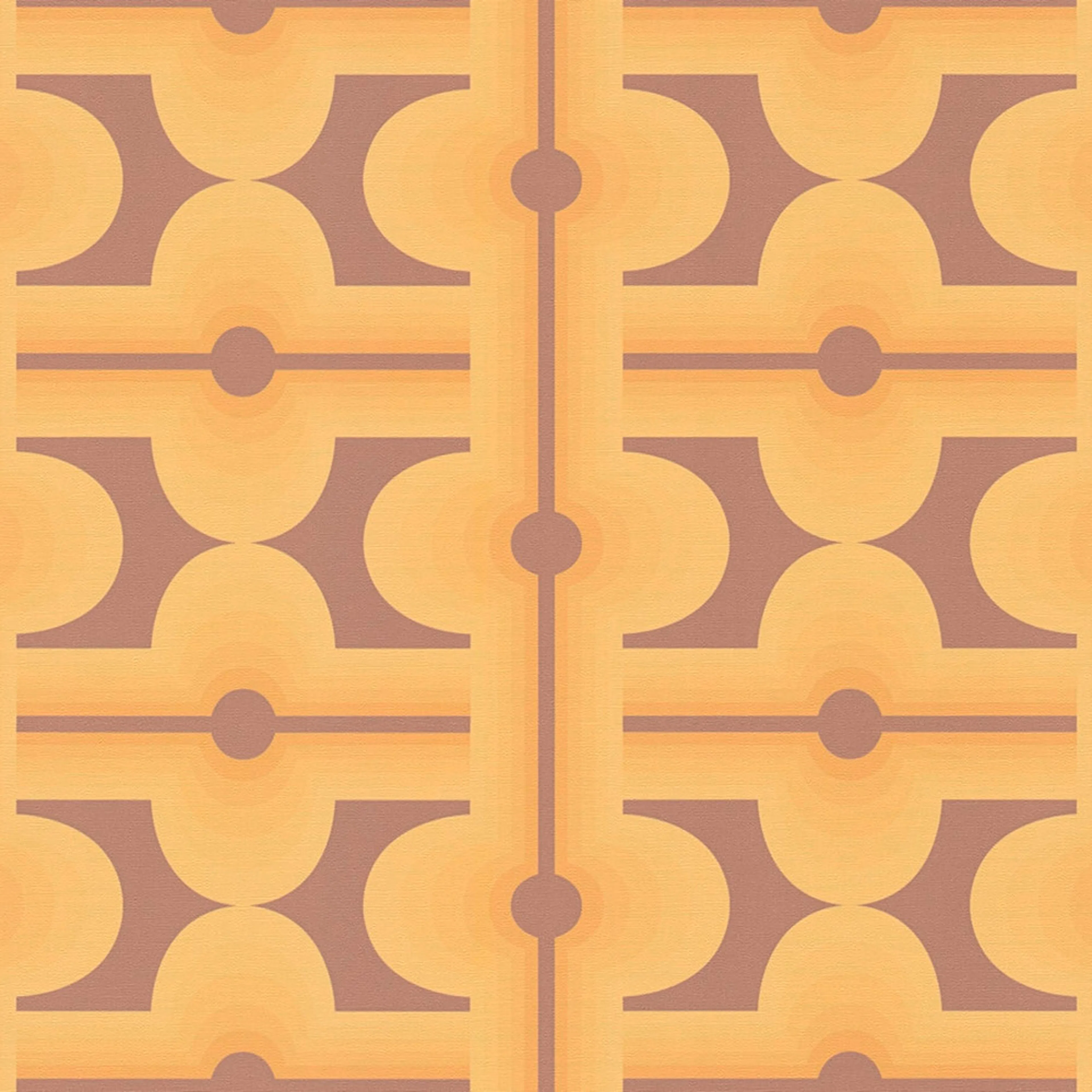 Tapet AS Creation Retro Chic 39533-4, Mönstrad Orange