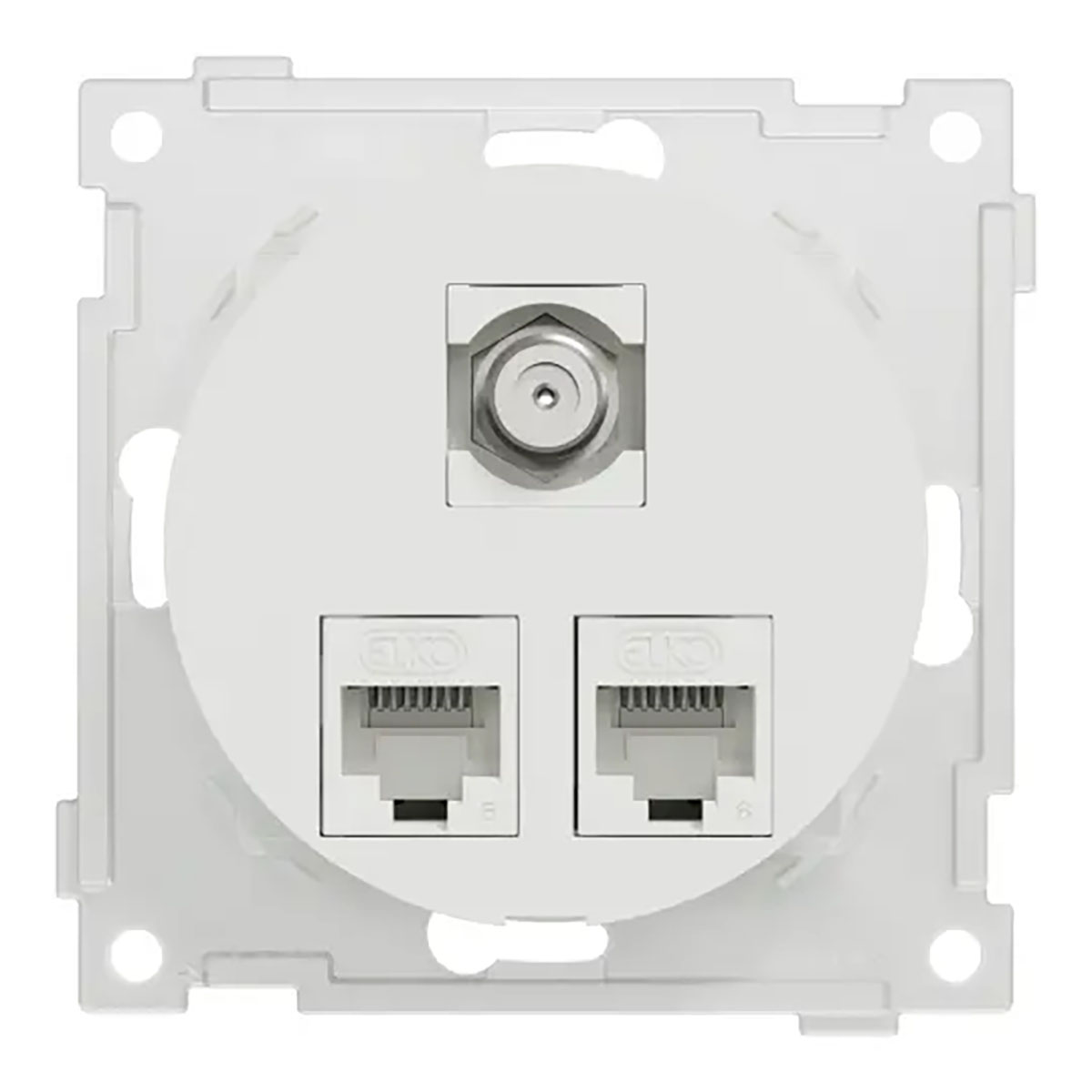 Vegguttak Elko One Modularuttak Innfelt RJ45 Cat.6 UTP