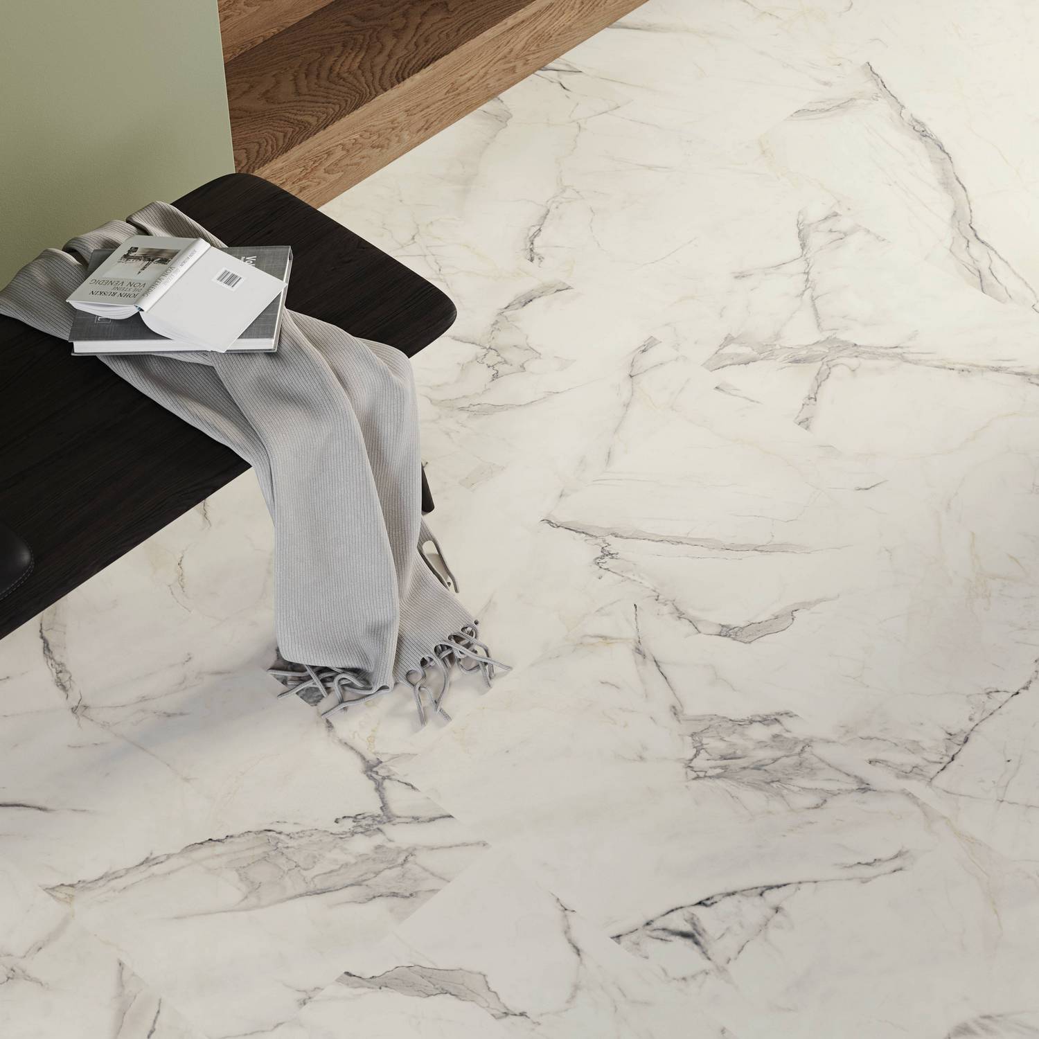 Vinylgulv Tarkett iD Inspiration 55  Carrara Grande White