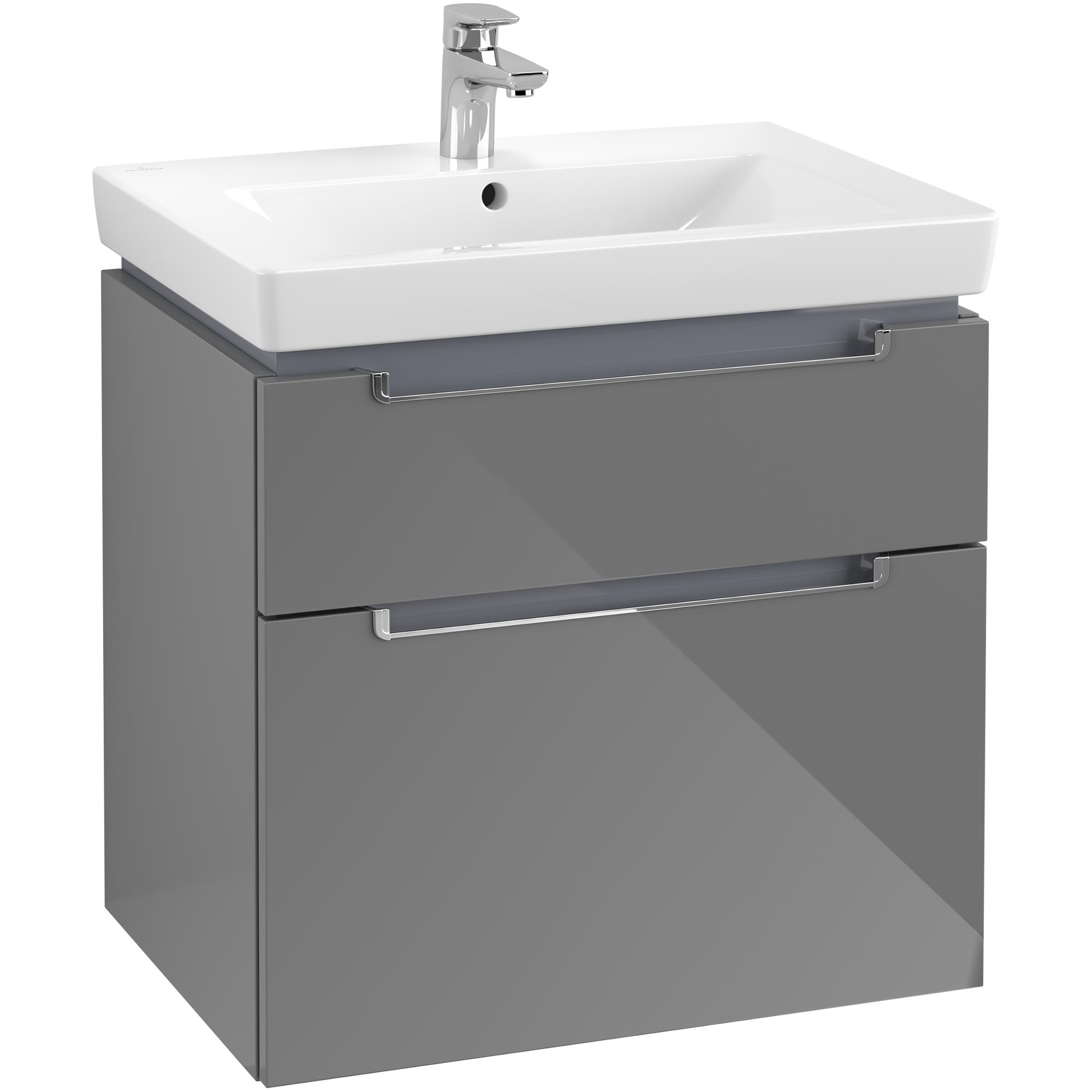 Tvättställsskåp Villeroy & Boch Subway 2.0 med 2 Lådor | badrum - badrumsmobler - tvattstallsskap-och-kommod | KakelKungen
