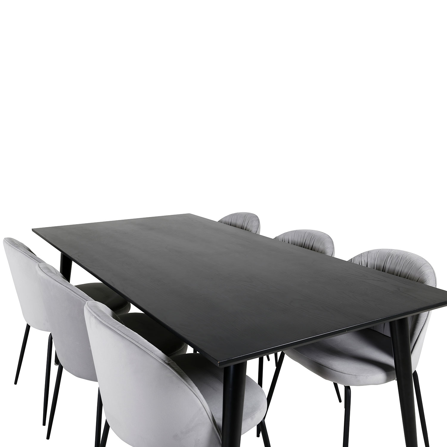 Spisegruppe Venture Home Dipp med 6 Wrinkles Stoler