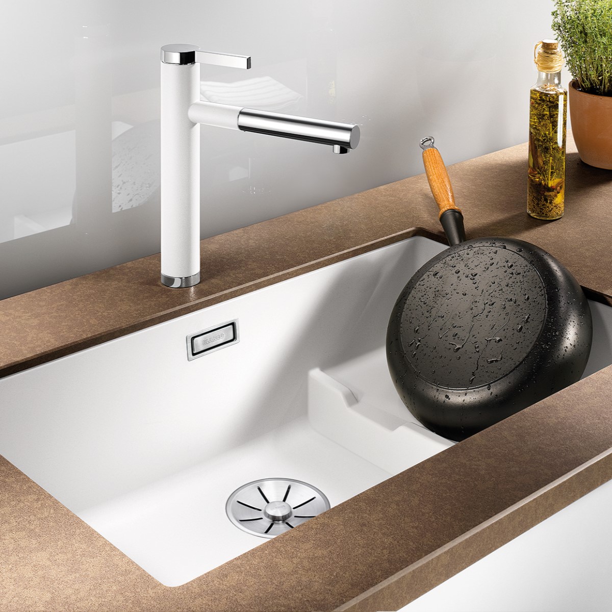 Kjøkkenvask Blanco Subline 700 Level Silgranitt Infino