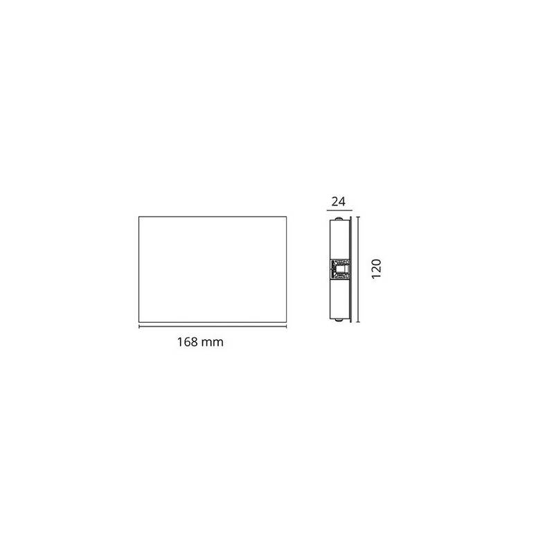 Takboksforbindelse SG ARMATUREN Zip 230V Hvit