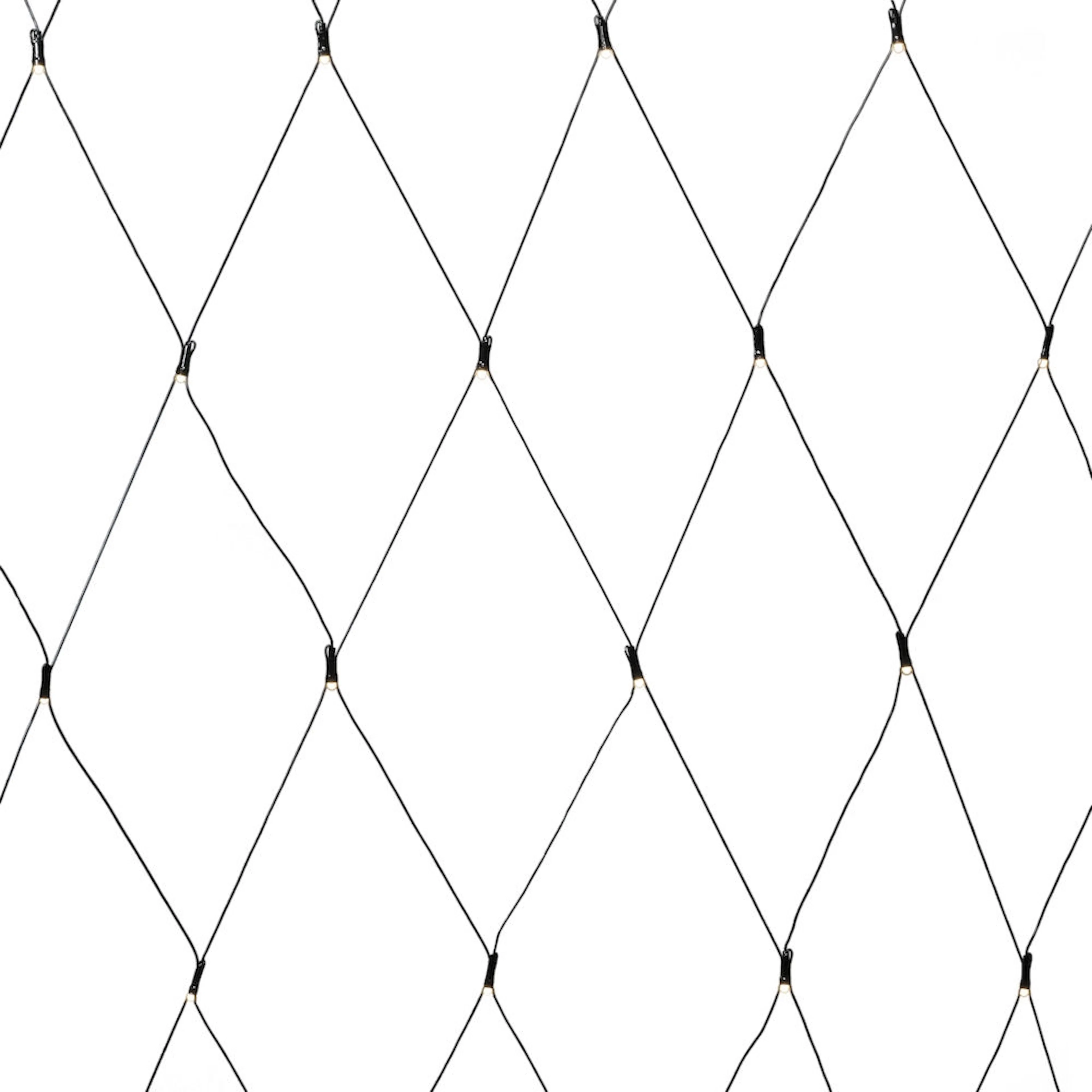 Lyslenke Gnosjö Konstsmide Nett 40 Varmhvit LED 80x80 cm Frostet