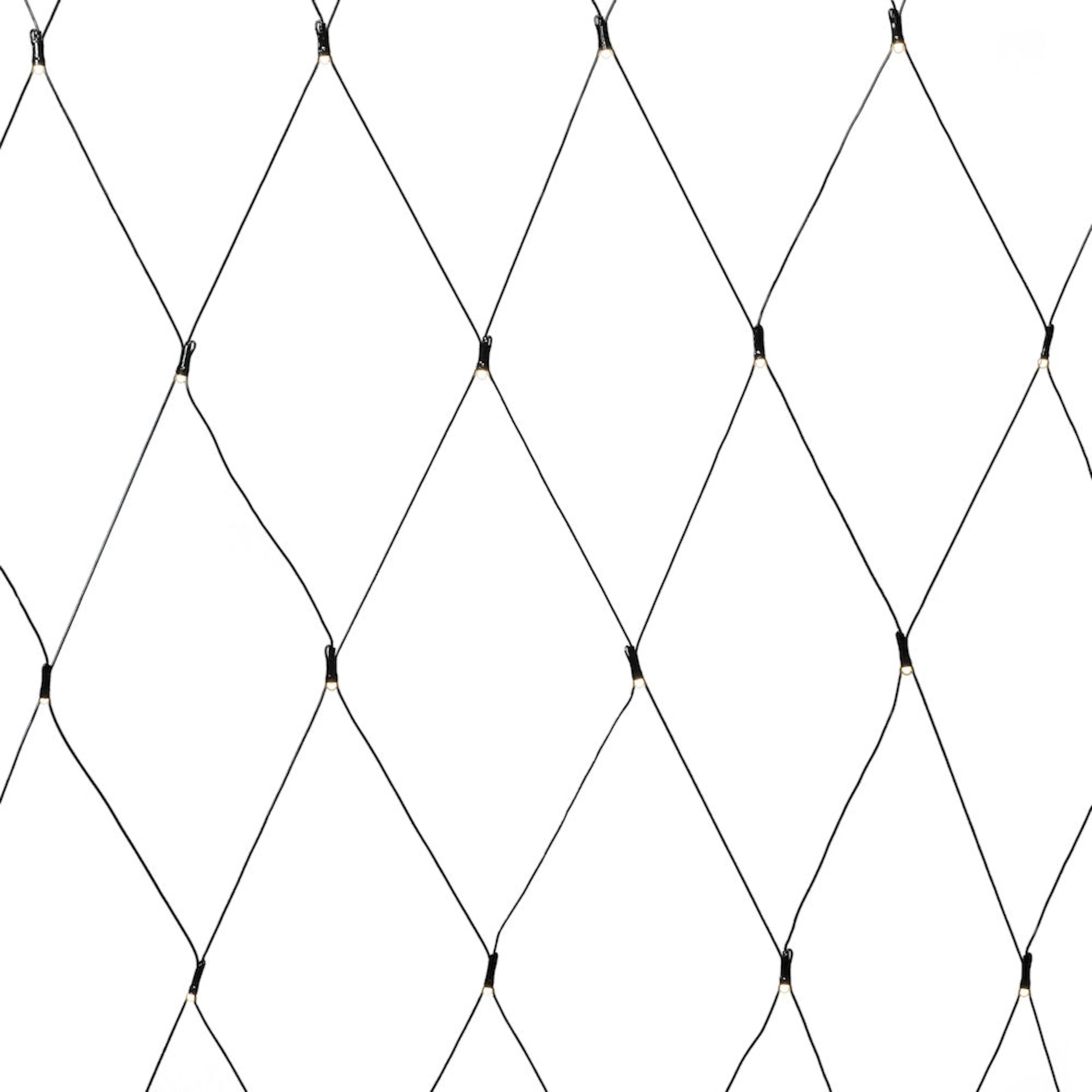 Lyslenke Gnosjö Konstsmide Nett 40 Varmhvit LED 80x80 cm Frostet