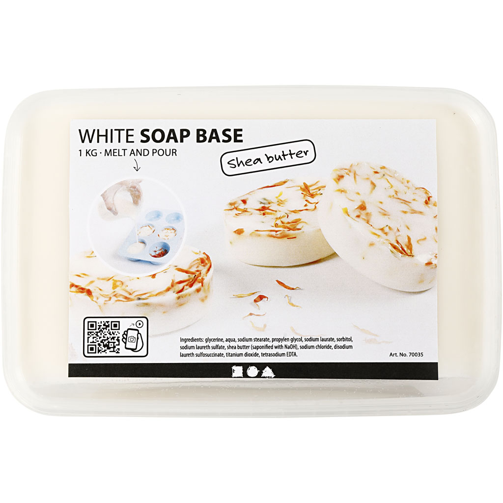 Såpemasse Creativ Company med Shea Vit 1 kg
