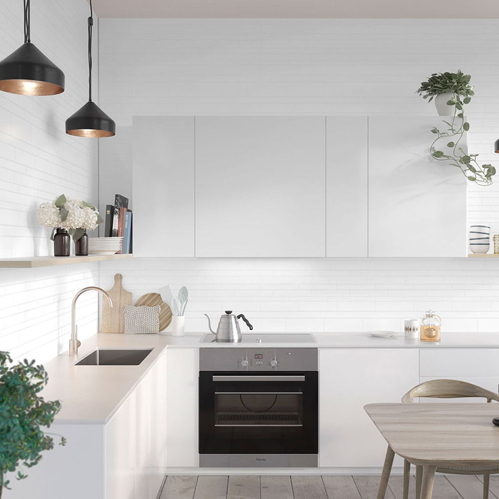 Stänkskyddsskiva Fibo White Slate 4091-M99 SL_NEW