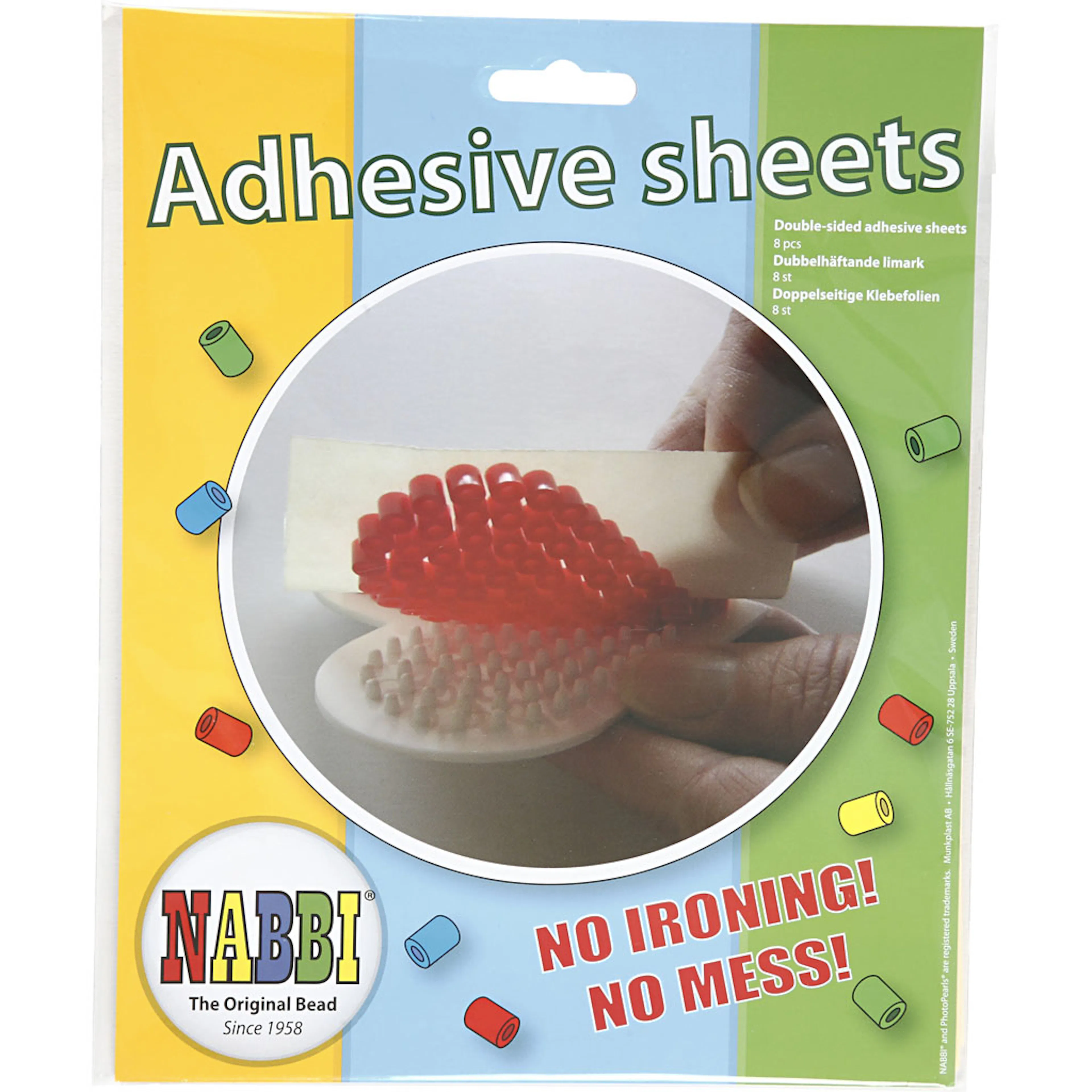 Selvklebende Ark Creativ Company Transparent Str 15x15 cm 8 ark/1 Pk