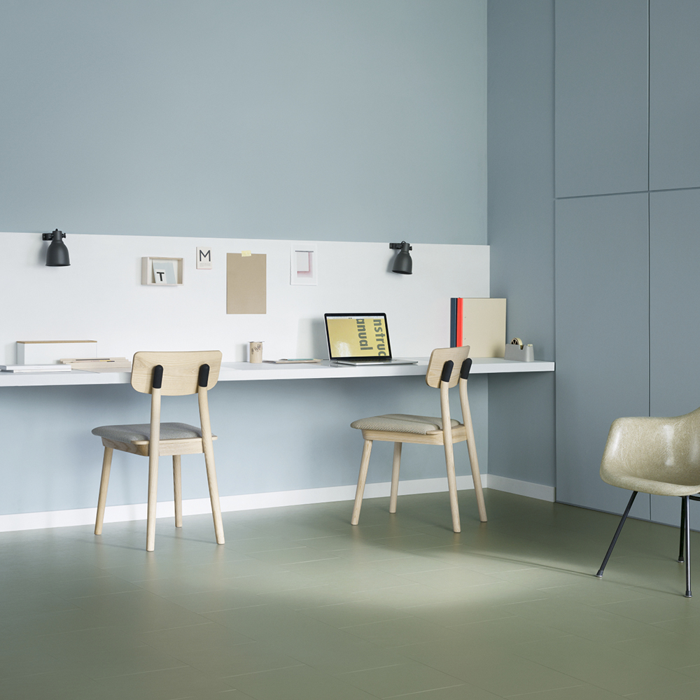 Linoleumsgulv Forbo Marmoleum Click Rosemary Green 30x30 cm