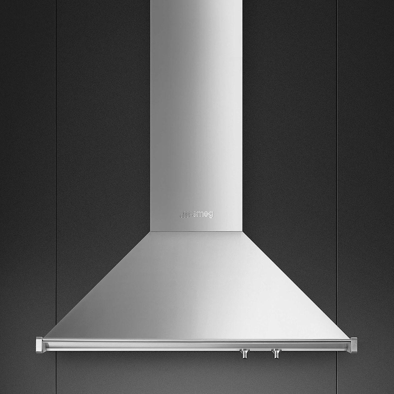 Smeg Väggmonterad Köksfläkt Classic KD90HXE Rustfritt Stål