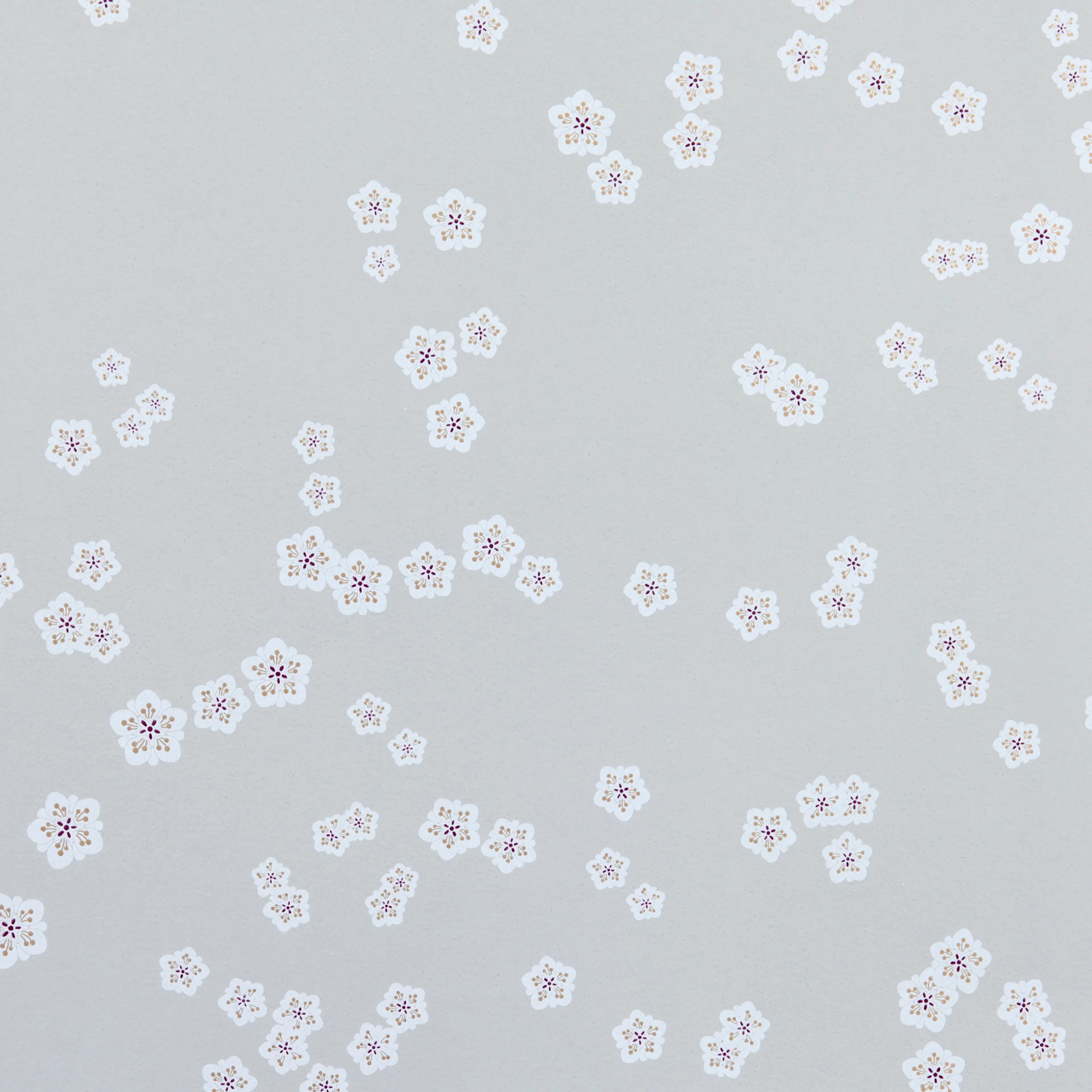 Tapet Mimou Falling Flowers Grey