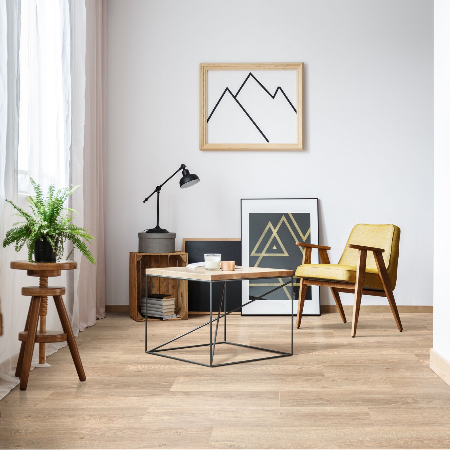Laminatgulv BerryAlloc Cadenza Legato Light Nat