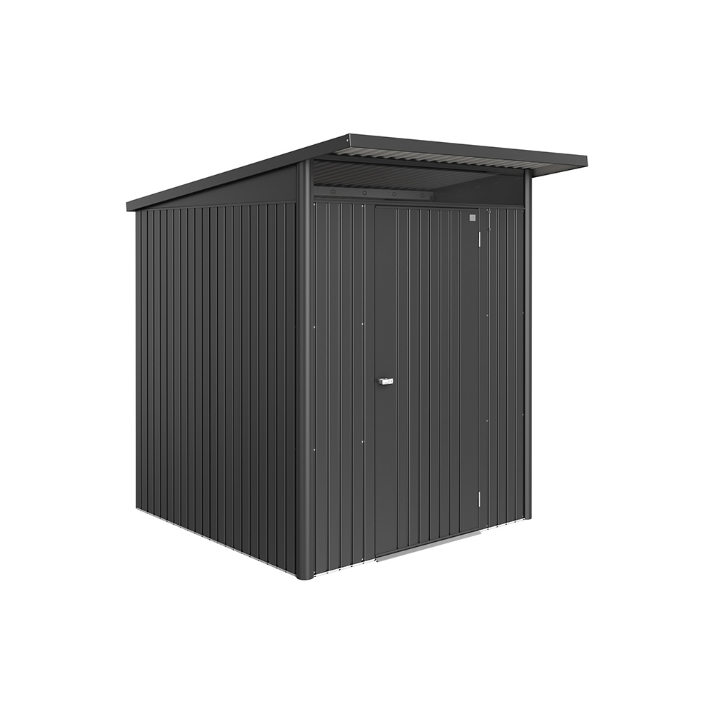Redskapsbod Biohort Avantgarde Eco A1 Metallic Mørkgrå Standarddør