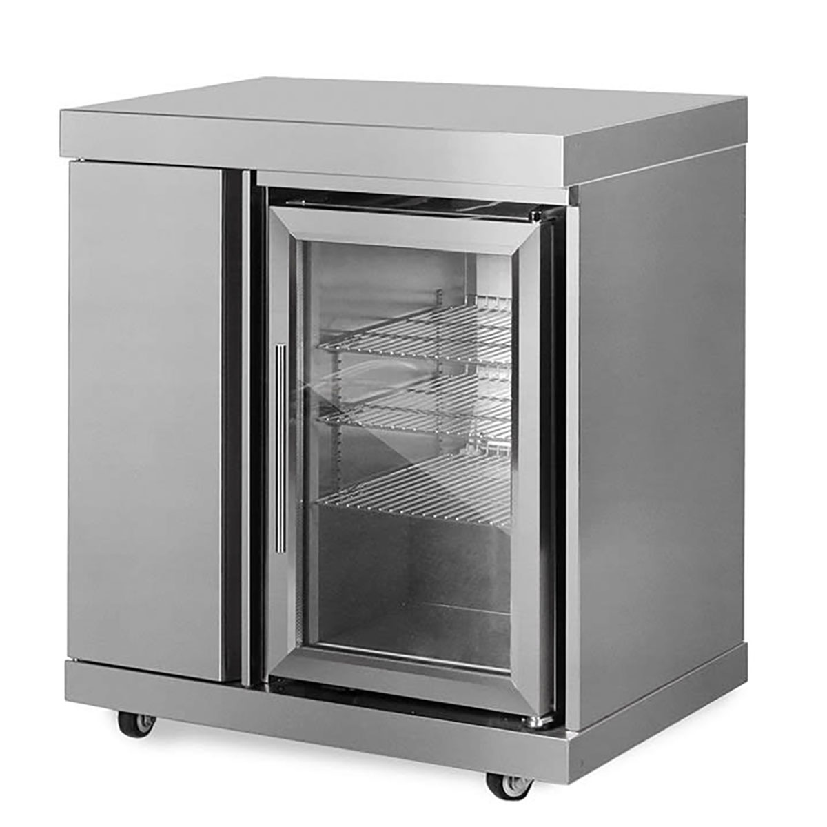 Kjøleskap Modul Myoutdoorkitchen Stainless Collection med Oppbevaringsskap