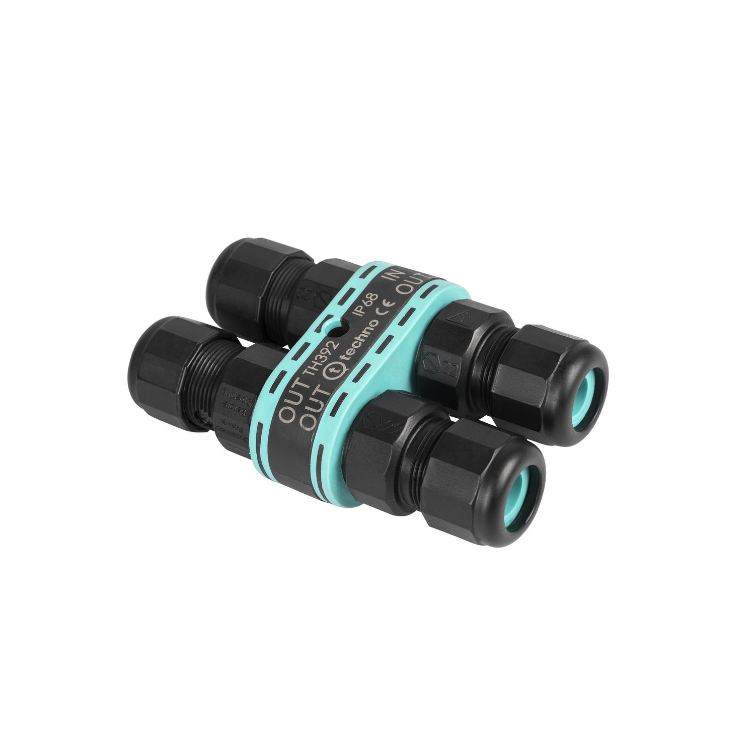Skjøt Hide-a-lite 4-veis IP68 4P