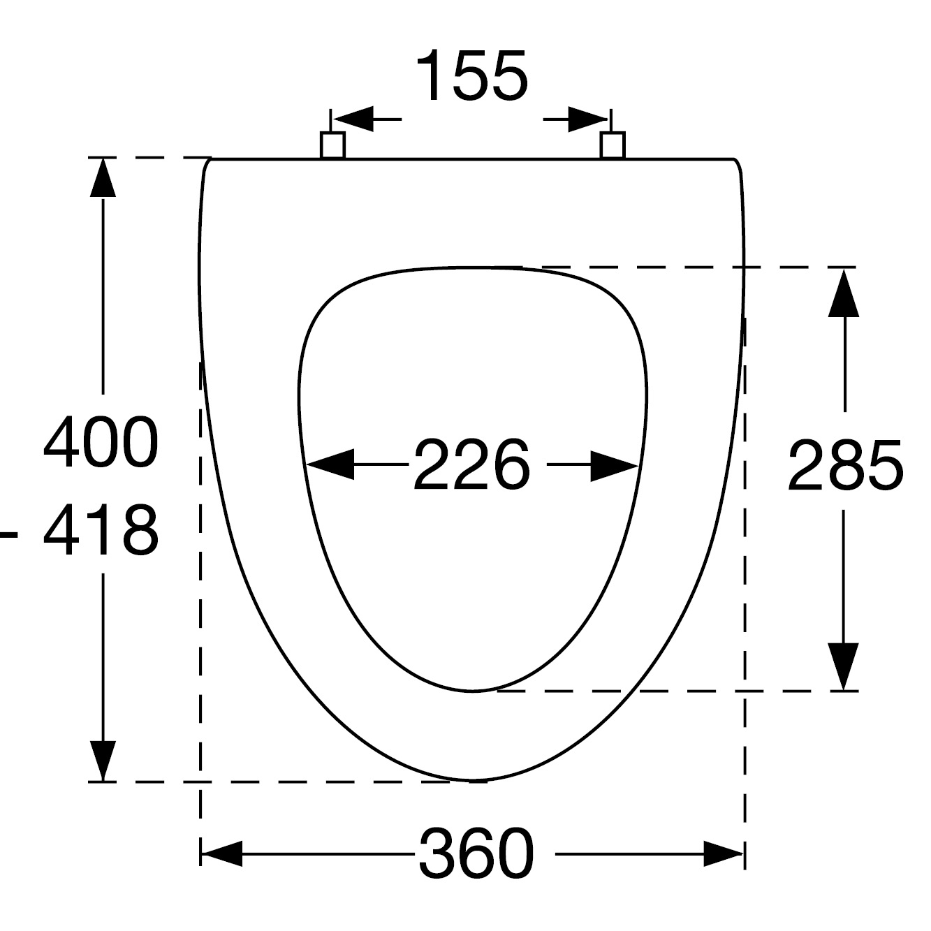 Toalettsits Pressalit Cera S230
