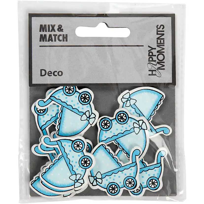 Figurer Creativ Company Barnevogn Str 34x31 mm 10 stk/1 Pk